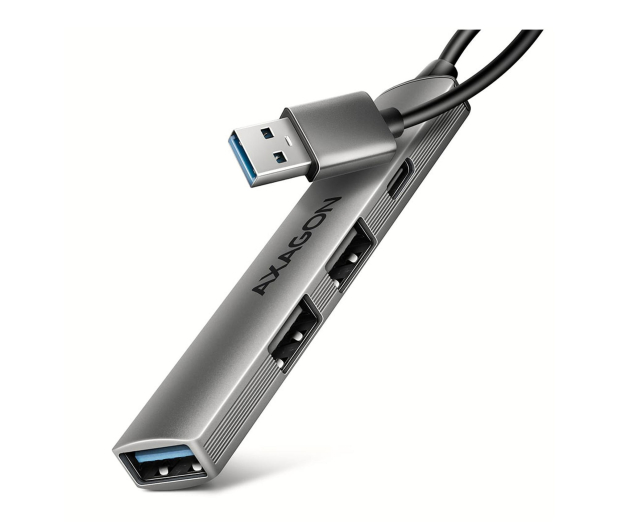 Axagon HUE-STA ALU STRIP USB-A 4 port hub - 1485468 - zdjęcie